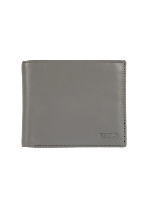 BRIC’S BERNINA Ledergeldbörse 8 cc GRAU - Brieftaschen Herren