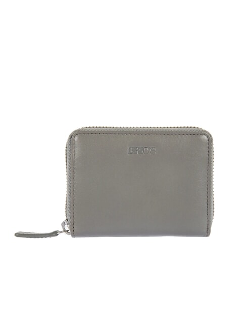 BRIC’S BERNINA Kreditkartenetui aus Leder GRAU - Brieftaschen Herren