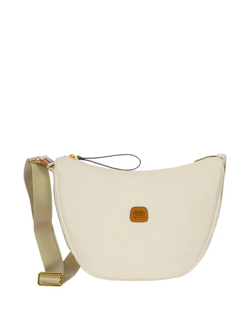 BRIC’S SORRENTO LUNA Halbmondförmige Canvastasche CREME - Damentaschen