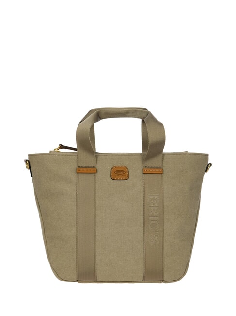 BRIC’S SORRENTO LUDOVICA Canvas Handtasche Einkaufstasche Olive - Damentaschen