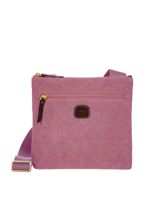 BRIC’S SORRENTO EMMA Flache Umhängetasche aus Canvas Alpenveilchen - Damentaschen