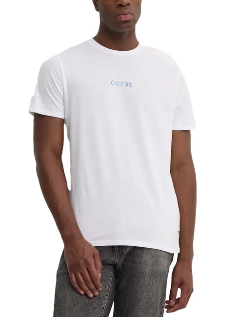GUESS BASIC T-Shirt mit 4G-Logo-Print purweiß - Herren-T-Shirts