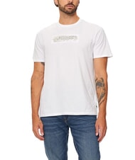 GUESS METALLIC LOGO T-Shirt mit geprägtem Aufdruck - Herren-T-Shirts