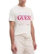 GUESS WORLD STAMPS T-Shirt aus Baumwolle - Herren-T-Shirts