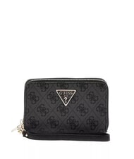 GUESS LAUREL  Mittelgro&szlig;e Geldb&ouml;rse mit Rundum-Rei&szlig;verschluss Kohle - Brieftaschen Damen - 1