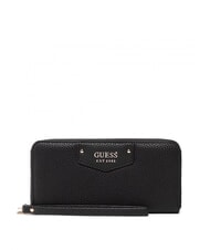 GUESS ECO BRENTON  Geldb&ouml;rse mit Rundum-Rei&szlig;verschluss SCHWARZ - Brieftaschen Damen - 1