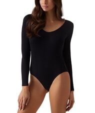 GUESS TESSA Gerippter Body mit langen Ärmeln - T-Shirts und Tops für Damen