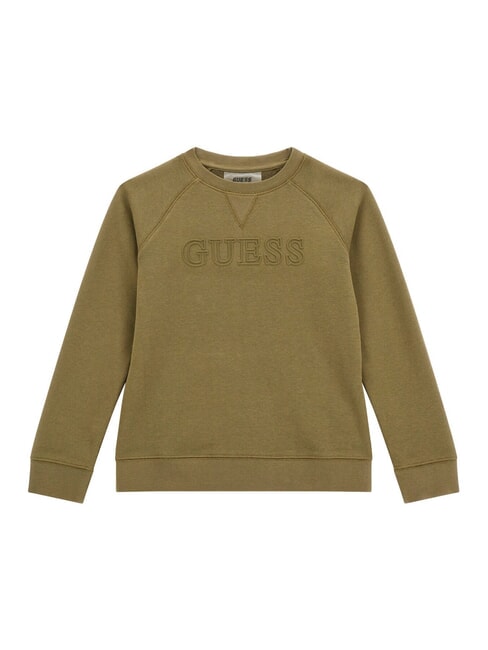 GUESS MINI ME KIDS Sweatshirt mit Logo-Prägung Armee-Oliv - Sweatshirts Kinder