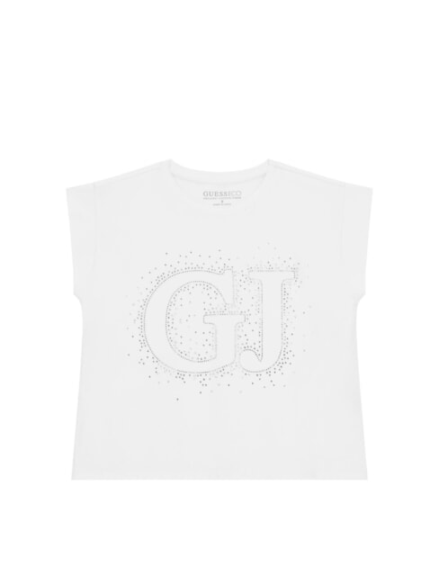 GUESS KIDS T-Shirt mit Nieten cremwhi - Kinder-T-Shirt
