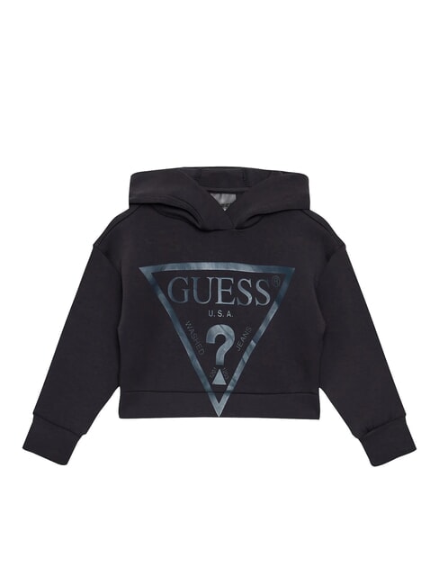 GUESS KIDS Kapuzenpullover mit St-Logo blau graphit grau - Sweatshirts Kinder
