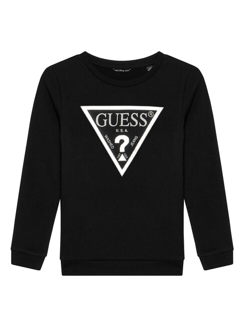 GUESS CORE KIDS Sweatshirt mit Dreieck-Logo-Print Tiefschwarz mit Frost g - Sweatshirts Kinder