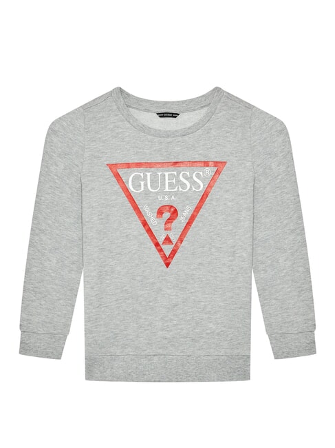GUESS CORE KIDS Langärmliges Sweatshirt mit Logo-Print hellgrau meliert - Sweatshirts Kinder