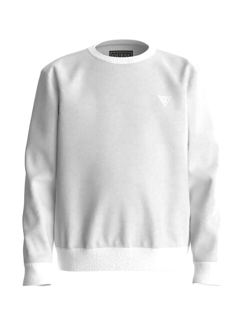 GUESS KIDS Oversize-Sweatshirt mit geprägtem Logo purweiß - Sweatshirts Kinder