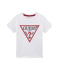 GUESS KIDS T-Shirt mit ikonischem Print purwei&szlig; - Kinder-T-Shirt - 1