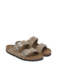 BIRKENSTOCK ARIZONA RIVET  Sandalen aus Leder Taupe - Damenschuhe - 1