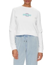 GUESS JEANS CN CROP Baumwoll-Sweatshirt purweiß - Sweatshirts Damen - 1