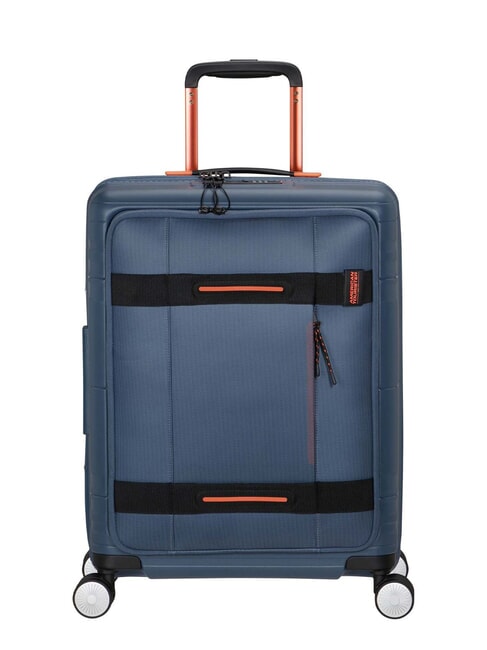 AMERICAN TOURISTER HELLO CABIN Erweiterbarer Handgepäck-Trolley marineblau/orange - Handgepäck