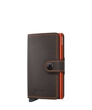 SECRID MATTE  Geldb&ouml;rse mit RFID-blockierendem Kartenhalter Tr&uuml;ffel & Orange - Brieftaschen Herren - 1