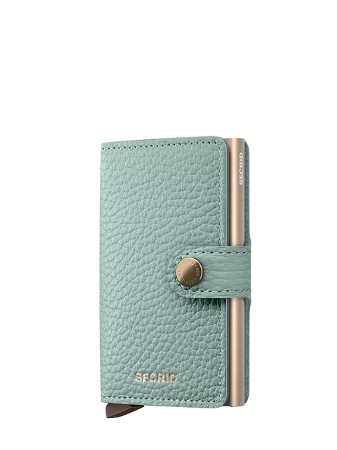 SECRID PEBBLE  Portemonnaie aus gehämmertem Leder Meergrün - Brieftaschen Damen