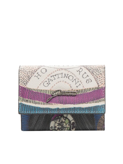 GATTINONI PLANETARIUM Kleine Geldbörse mit Überschlag nacht/schwarz - Brieftaschen Damen