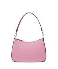 RALPH LAUREN DANNI Umh&auml;ngetasche, mit Schultergurt, aus Leder lila Rosen46 - Damentaschen - 1