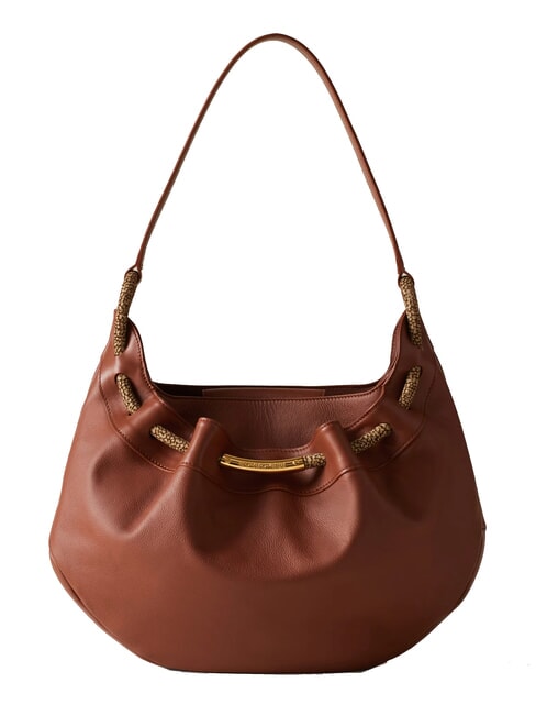 BORBONESE FILO Umhängetasche, Leder Kokosnuss - Damentaschen