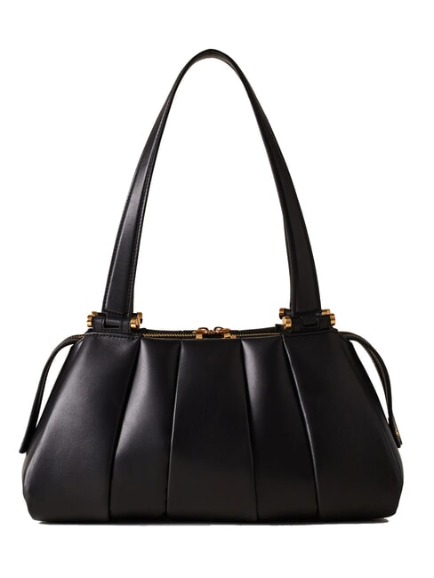 BORBONESE L ECLAIR  Umhängetasche aus Leder Schwarz - Damentaschen