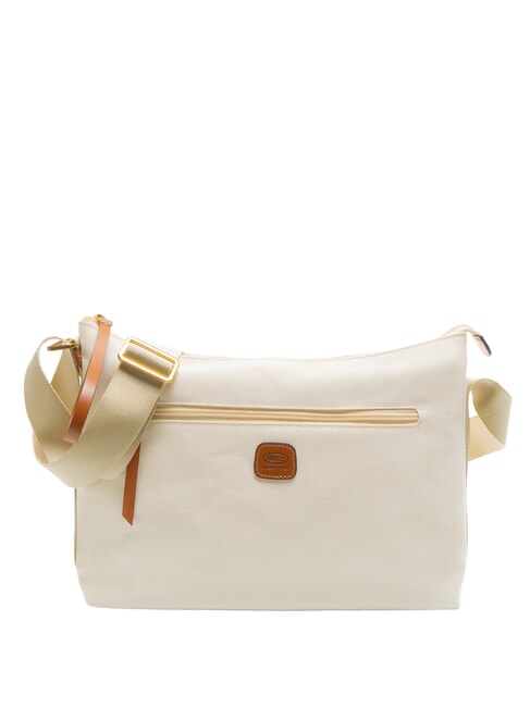 BRIC’S SORRENTO MARTA Große Umhängetasche aus Canvas CREME - Damentaschen