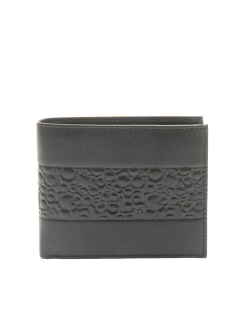 ROCCOBAROCCO VERTIGO Ledergeldbörse mit Münzfach Schwarz - Brieftaschen Herren