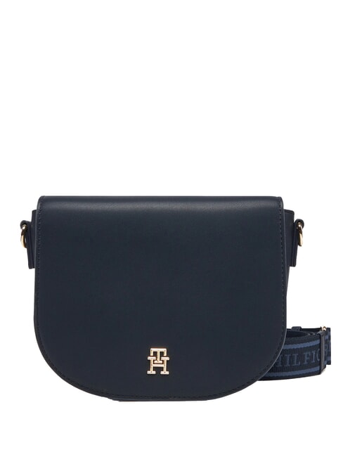 TOMMY HILFIGER TH LOGOTAPE SADDLE Mini-Umhängetasche Raum blau - Damentaschen
