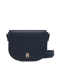 TOMMY HILFIGER TH LOGOTAPE SADDLE Mini-Umhängetasche Raum blau - Damentaschen - 1