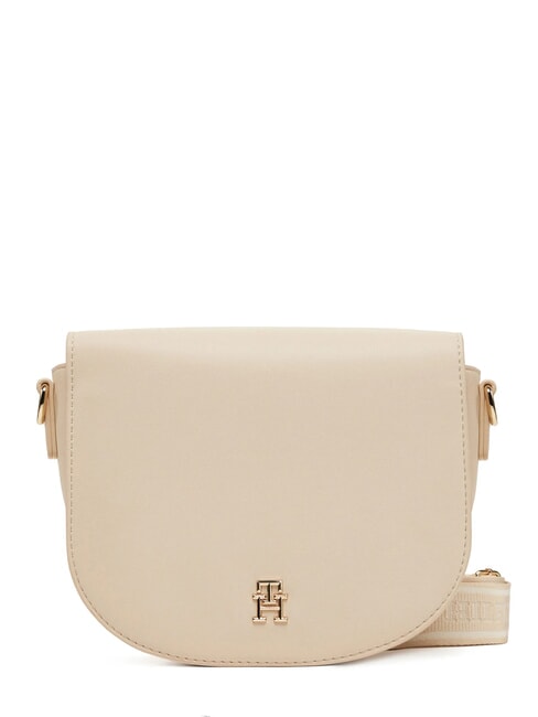 TOMMY HILFIGER TH LOGOTAPE SADDLE Mini-Umhängetasche Zuckerrohr - Damentaschen