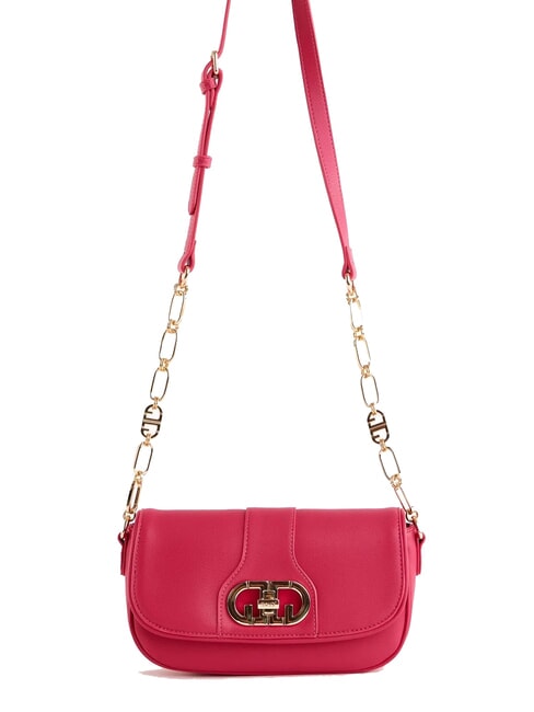 GAUDÌ DIANA Tasche mit Überschlag und Ketten-Schulterriemen FUCHSIE - Damentaschen