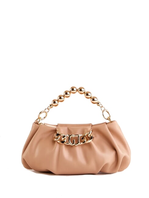 GAUDÌ DEYRA Handtasche mit Metallkette Nackt - Damentaschen