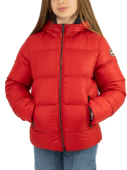 COLMAR E CONCRETE Wendbare Daunenjacke mit Kapuze Held Marineblau - Kinder Jacken