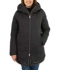 COLMAR PURENESS Lange Daunenjacke mit Kapuze Schwarz - Daunenjacken für Damen - 1