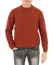 TIMBERLAND JAFFREY Pullover mit Rundhalsausschnitt und Zopfmuster - Herrenpullover