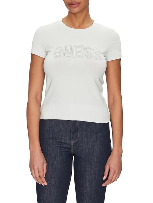 GUESS CN SS LOGO Kurzärmeliges T-Shirt himmelhoch - T-Shirts und Tops für Damen