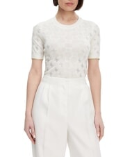 GUESS ROSIE 4G RN T-Shirt cremwhi - T-Shirts und Tops f&uuml;r Damen - 1