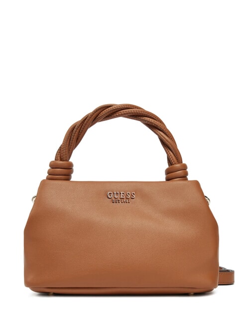 GUESS SANSA Mini Handtasche, mit Schultergurt COGNAC - Damentaschen