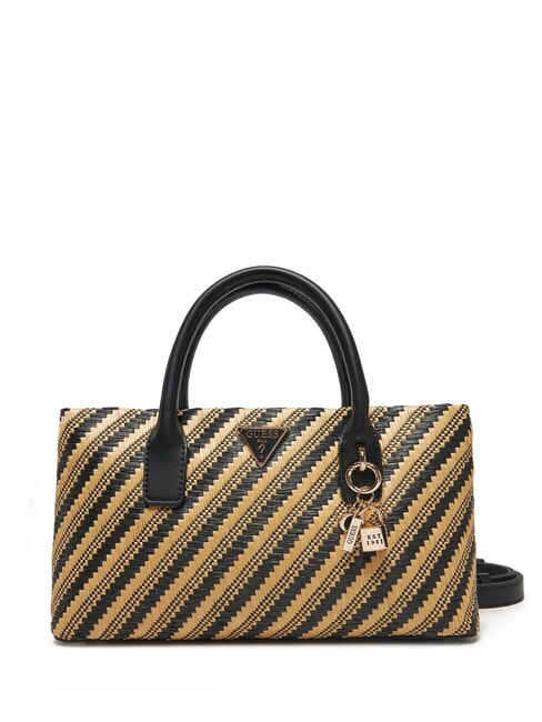 GUESS SIMONA  Handtasche, mit Schultergurt natur / schwarz - Damentaschen