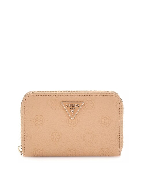 GUESS CRESIDIA  Mittelgroße Geldbörse mit umlaufendem Reißverschluss BEIGE - Brieftaschen Damen