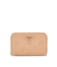 GUESS CRESIDIA  Mittelgroße Geldbörse mit umlaufendem Reißverschluss BEIGE - Brieftaschen Damen - 1