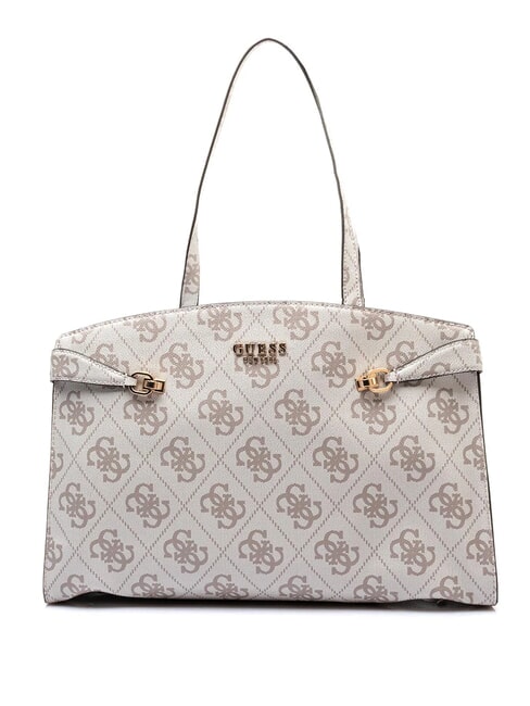 GUESS LORELEI Umhängetasche Logo in dunklem Taupe - Damentaschen