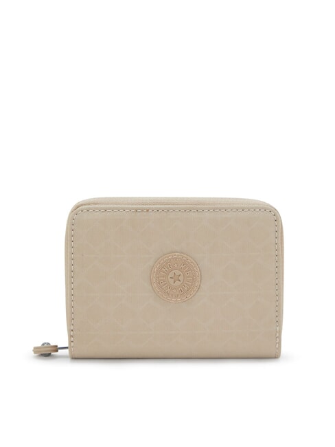 KIPLING MONEY LOVE Mittlere Geldbörse charakteristisches Beige mit Prägung - Brieftaschen Damen