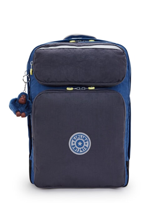 KIPLING SCOTTY Großer Rucksack für 15" PC fantasie blau block - Rucksäcke für Schule &amp; Freizeit