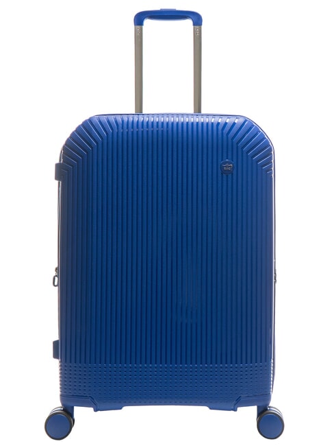 LESAC LIGHT POP 2 Mittelgroßer erweiterbarer Trolley marineblau - Harte Trolleys