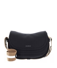 COCCINELLE RAQUEL S Mini-Umhängetasche aus Leder noir/cuir - Damentaschen - 1