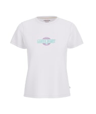GUESS JEANS SS CN REGULAR Kurzärmeliges T-Shirt purweiß - T-Shirts und Tops für Damen - 1