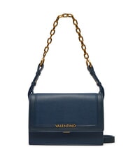 MARIO VALENTINO USHUAIA Doppelfunktionstasche mit &Uuml;berschlag Blau - Damentaschen - 1